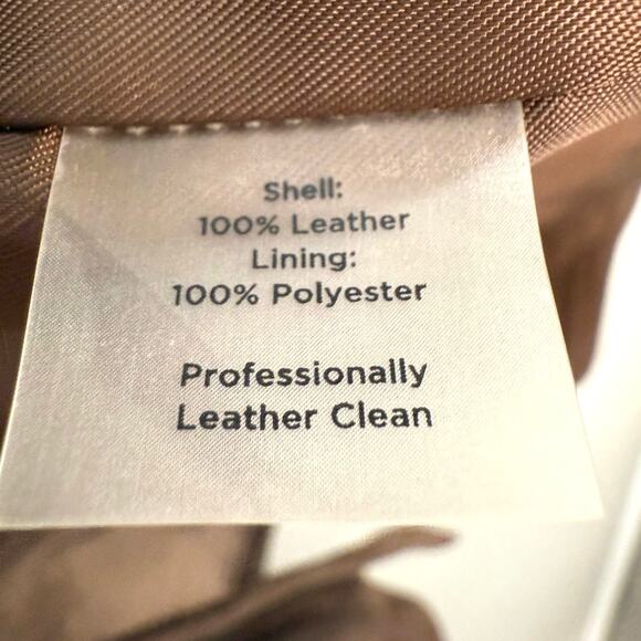 NWT TALBOTS WOMAN Brown leather top button suede coat jacket PLUS SIZE 24 - Picture 5 of 7